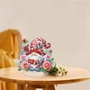 DIY Rose Gnome Acrylic Diamond Painting Single-Sided Desktop Ornaments