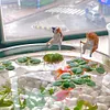 Fishing Cat Ornament Mini Cat Figurine Home Car Interior Decoration (7Pcs)