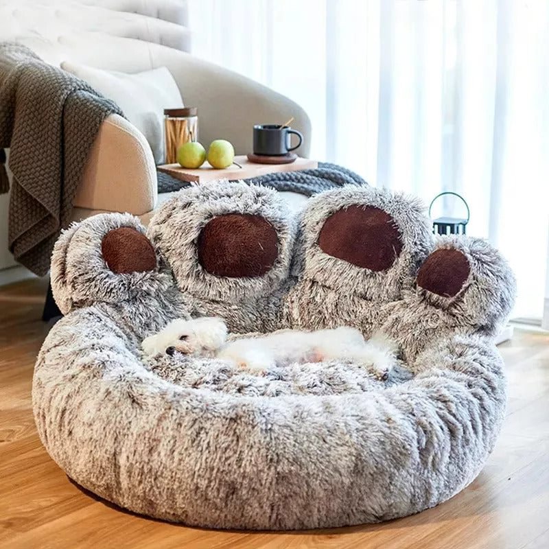 Luxury Pet Dog Bed Sofa Bear Claw Shape Kennel Lovely Soft Breathable for Sleeping