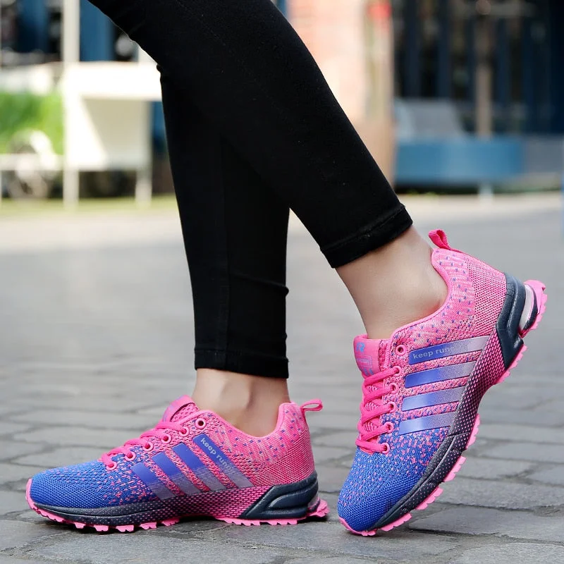 New 2021 Running Shoes For Women Breathable Sports Shoes Lightweight Sneakers for Women Comfortable Athletic Training Footwear
