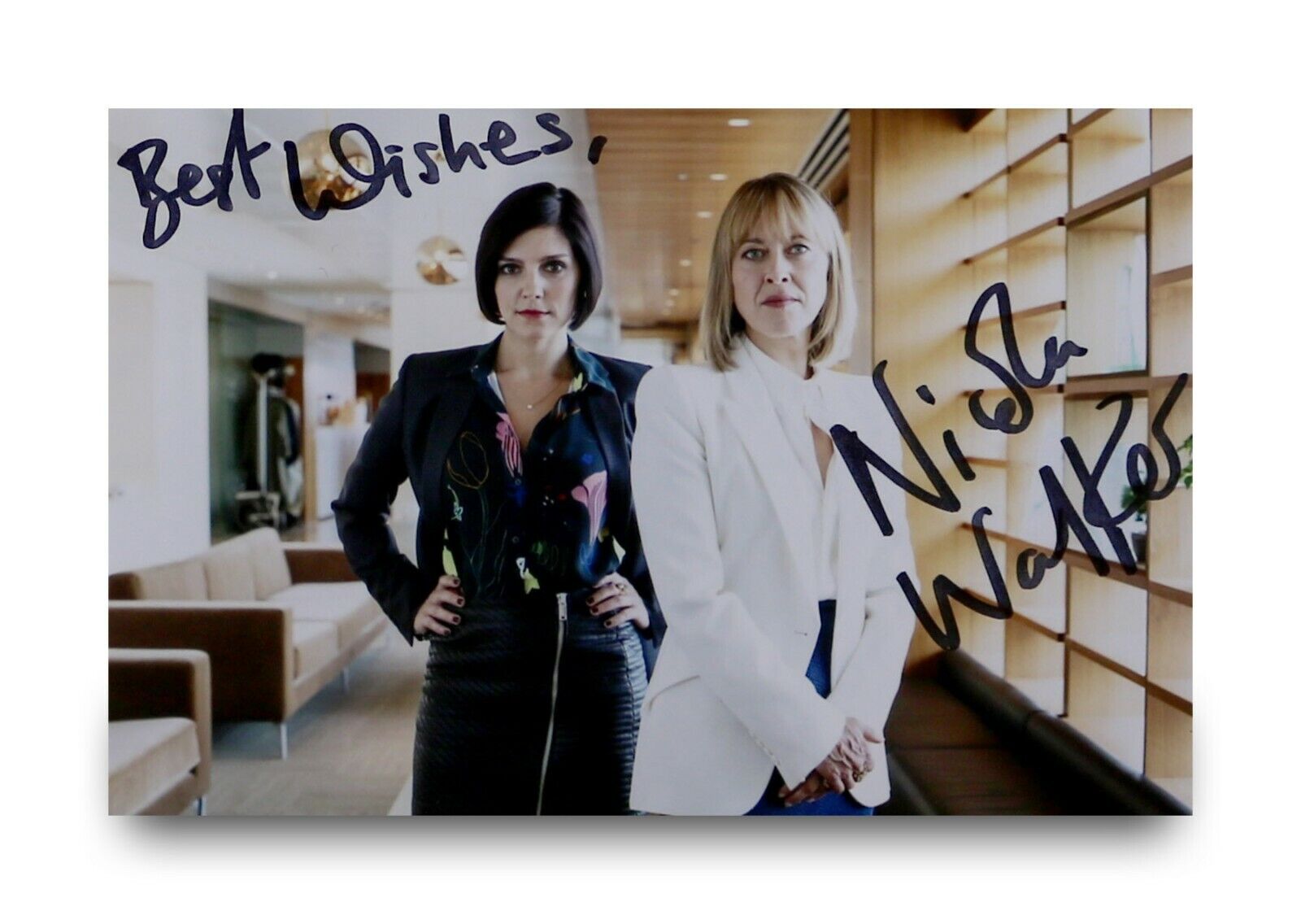 Nicola Walker Signed 6x4 Photo Poster painting The Split Hannah Stern Unforgotten Autograph +COA