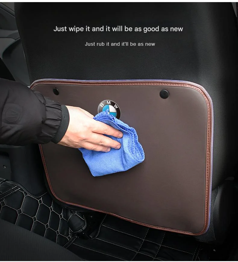 Car modified seat rear atmosphere light anti-kick pad