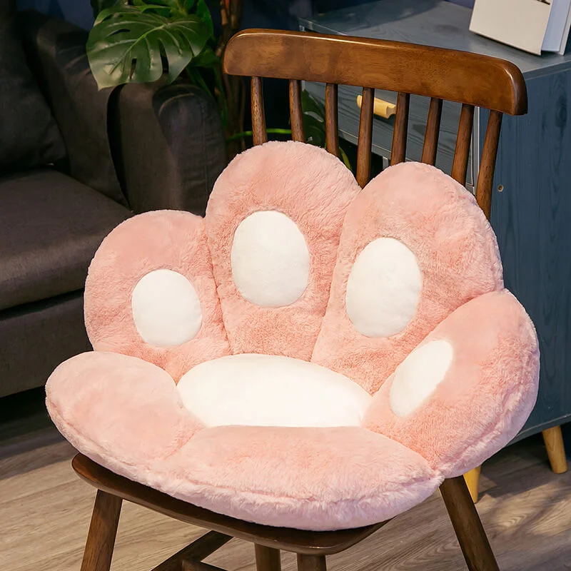 Mewaii® Cuteeeshop Pink and White Pillow Plush Pastel Paw Seat Cushions