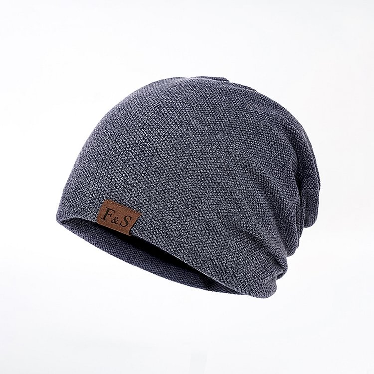 Men's Velvet Thick Warm And Cold Wool Knitted Hat