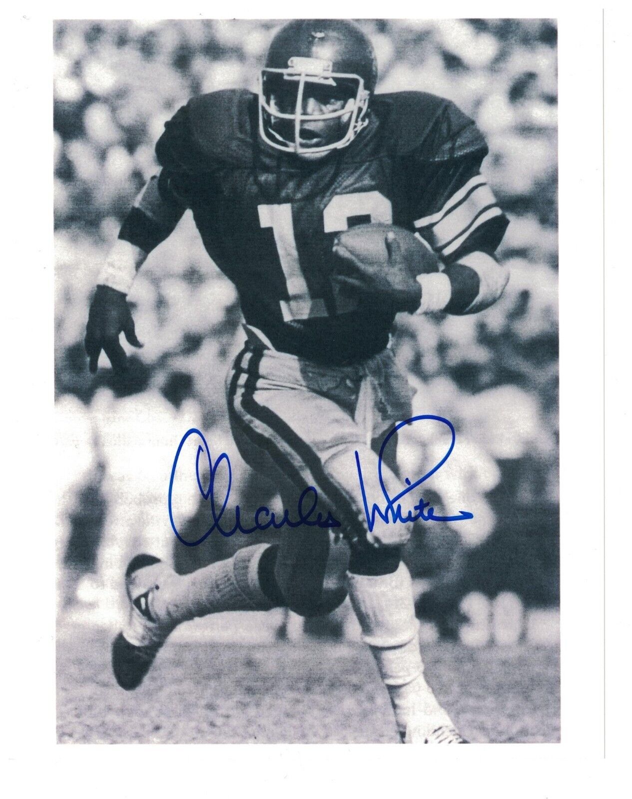 Charles White Signed Autographed 8 x 10 Photo Poster painting USC Trojans Heisman