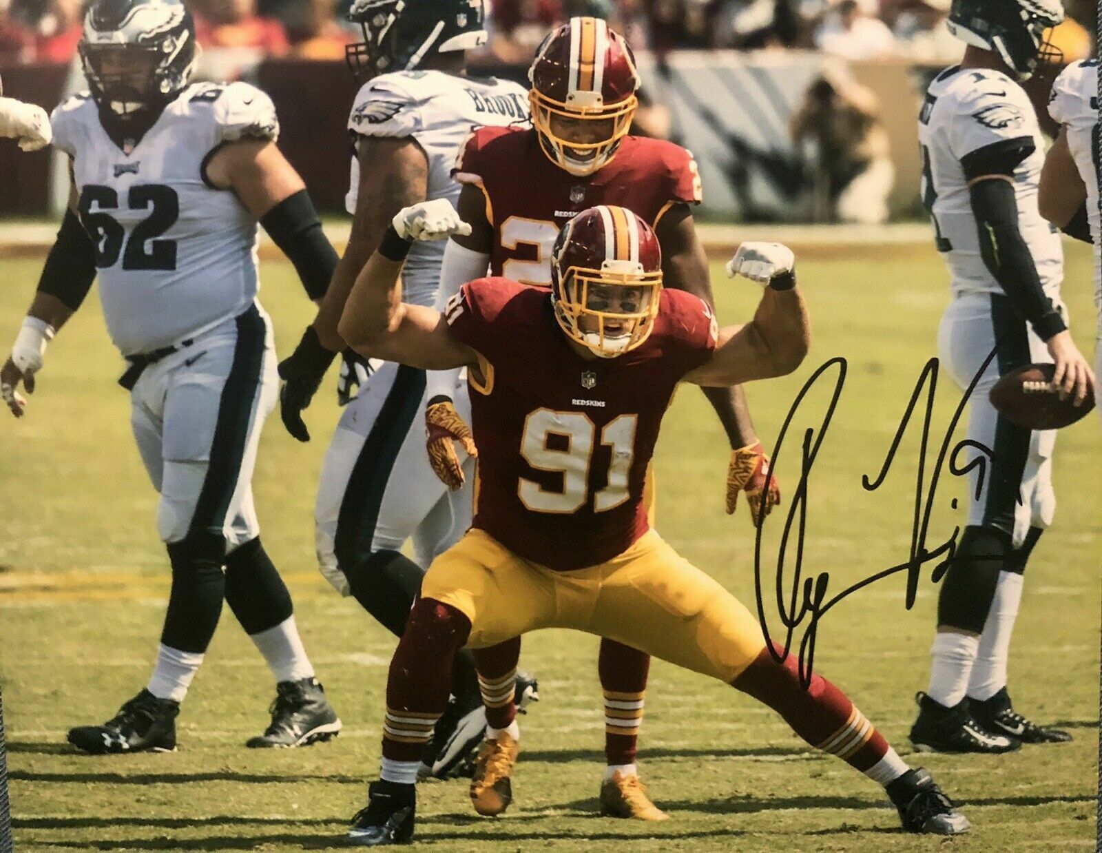 Ryan Kerrigan Autographed Signed 8x10 Photo Poster painting ( Redskins ) REPRINT