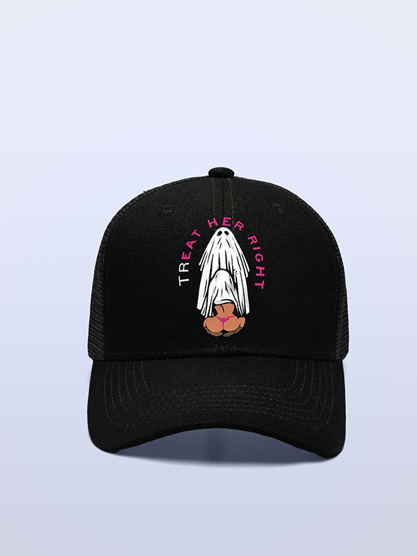 Treat Her Right Trucker Mesh Baseball Caps