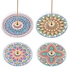 4pcs DIY Diamond Painting Incense Tray Incense Burner Stick Holder (Mandala)