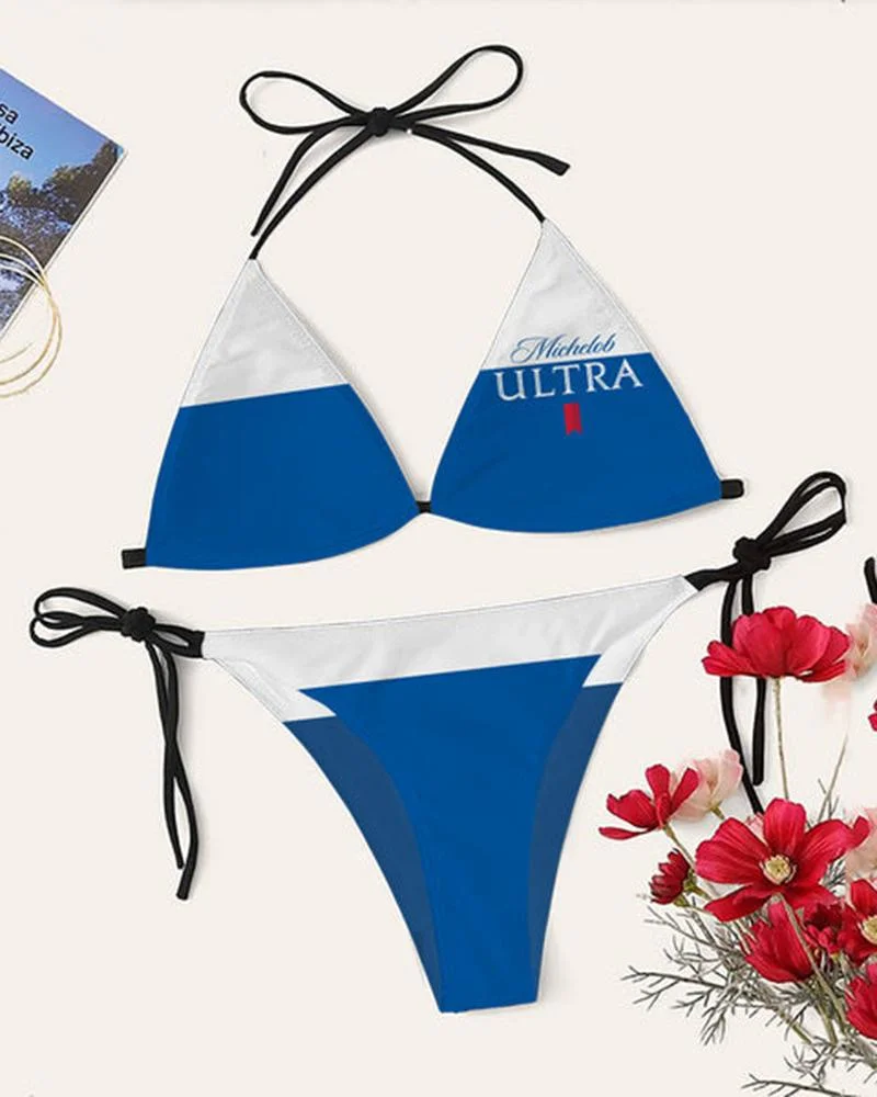 Women's Casual Printed Bikini Suits