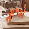 3/4in Wood Gluing Pipe Clamp Set Heavy Duty Multifunctional for Home Improvement