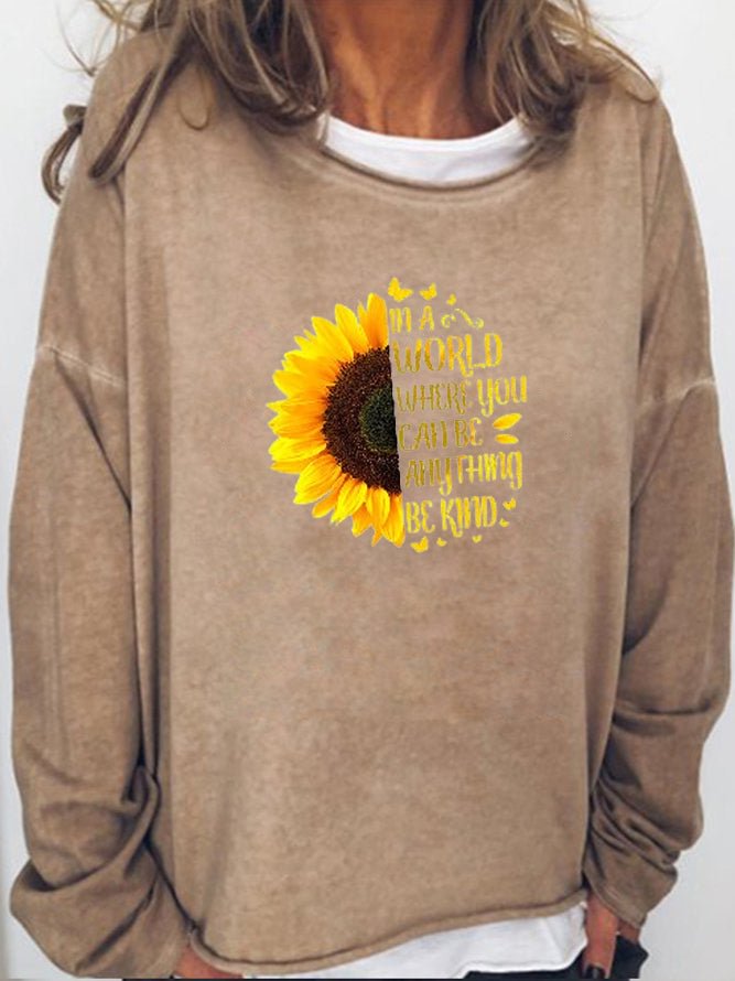 Long Sleeve Crew Neck Be Kind Sweatshirt