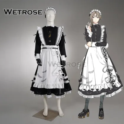 [Wetrose] Pre-Order Nijisanji Vtuber Kanae Maid Outfit Cosplay Costume叶メイドコスプレ