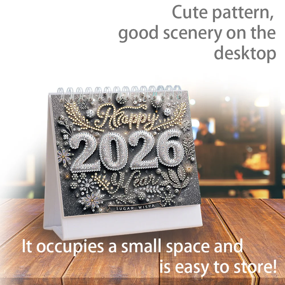 5D/DIY Diamond Painting Calendar Kit Partial Drill Diamond Art Paper Calendar