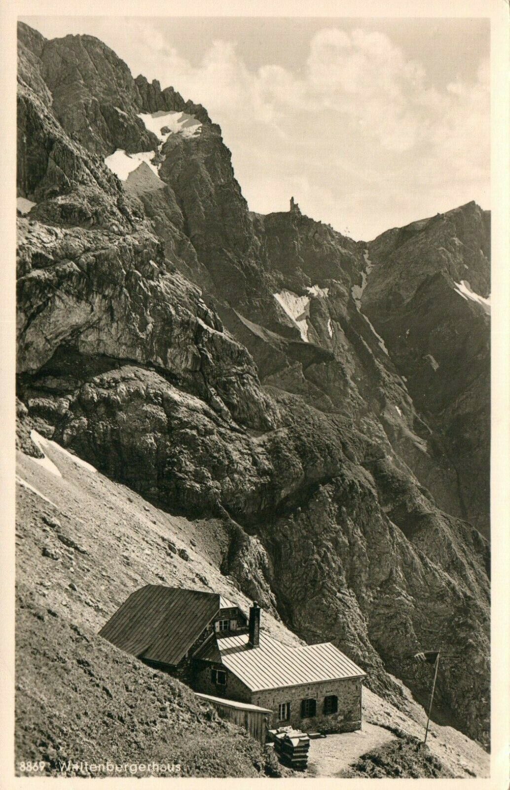 Vintage Waltenbergerhaus Allg?u Alps Germany RPPC Real Photo Poster painting Postcard