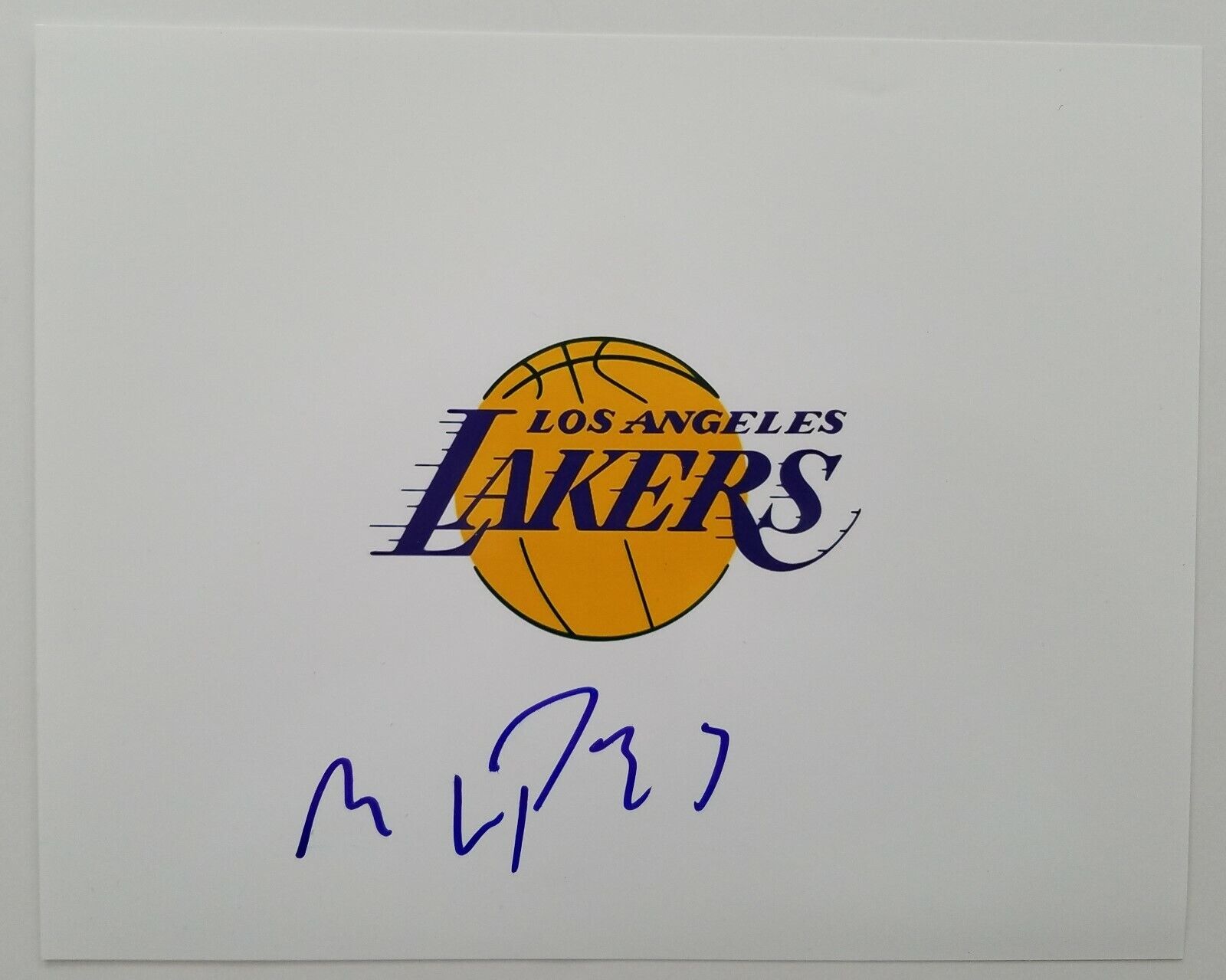 Metta World Peace aka Ron Artest Signed 8x10 Photo Poster painting NBA LA Los Angeles Lakers RAD