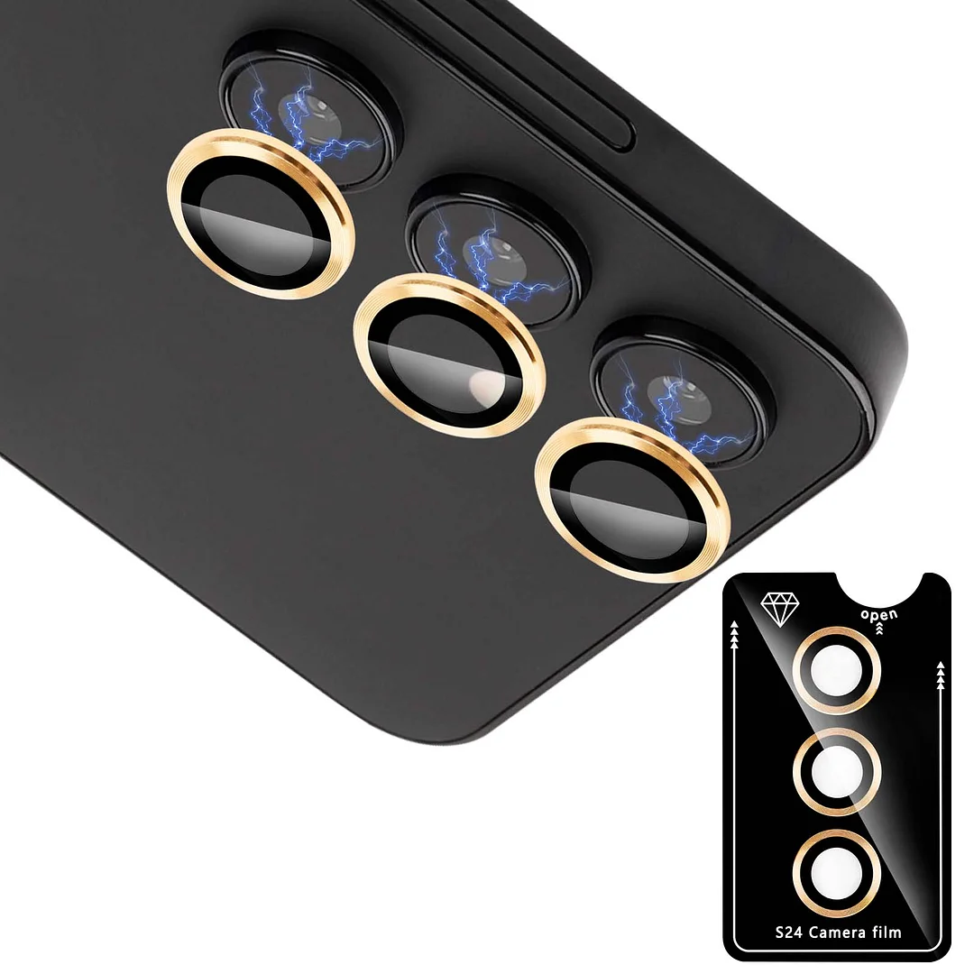 MONASAY Individual Camera Lens Protector compatible for Samsung Galaxy S24 Plus 6.7inch
