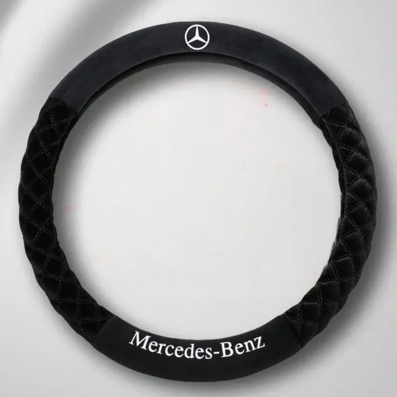 Car Winter Plush Steering Wheel Cover