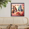 Diamond Painting-DIY Full Round Drill Butterfly（40*40CM)