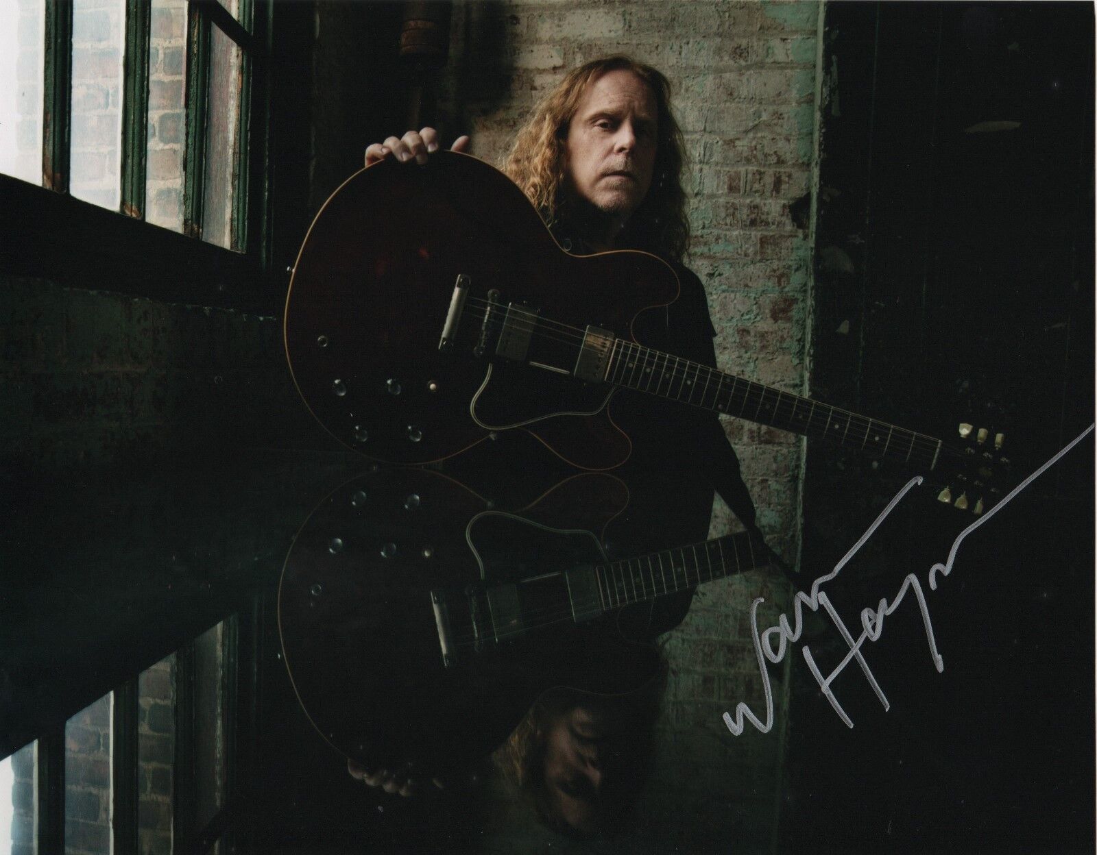 Warren Haynes REAL hand SIGNED Photo Poster painting #1 COA Gov't Mule & The Allman Brothers