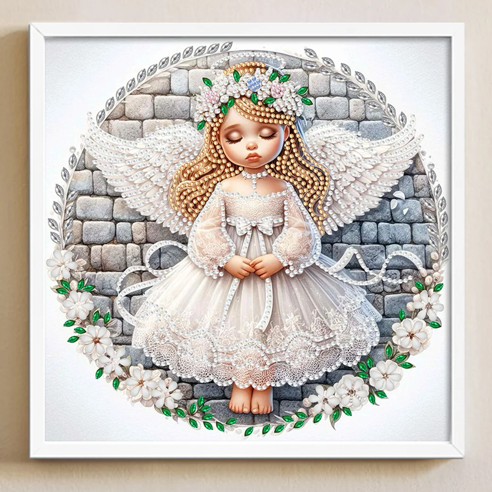 Special Shape Diamond Painting 30*30cm - Angel Child