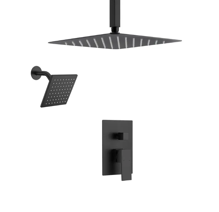 Customize M7235B-Cus 2 Outlets, 10" Shower Head + 6" Ultra-Thin Side Spray