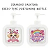 A Set of Two Multifunctional Diamond Painting Reusable Liquid Bottles DIY Special Shaped Drill Craft Kits