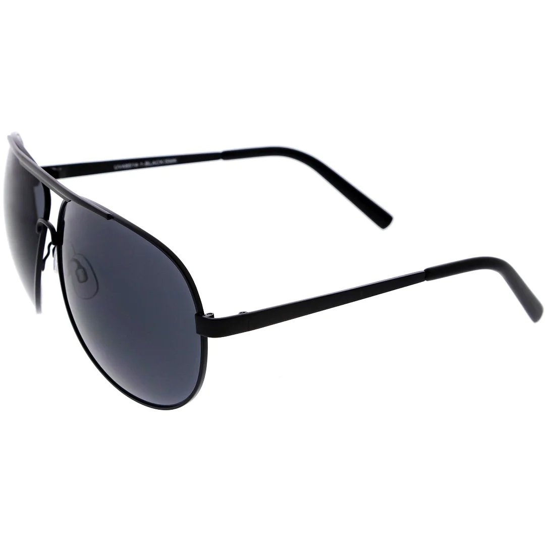 High Quality Full Frame Big X-Large Oversized Metal Aviator glasses