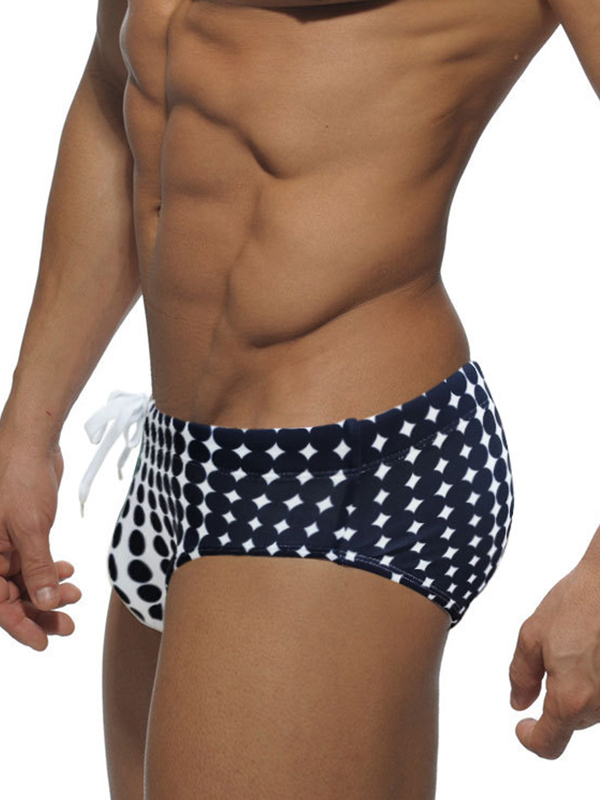 Men's Polka Dot Print Trunks
