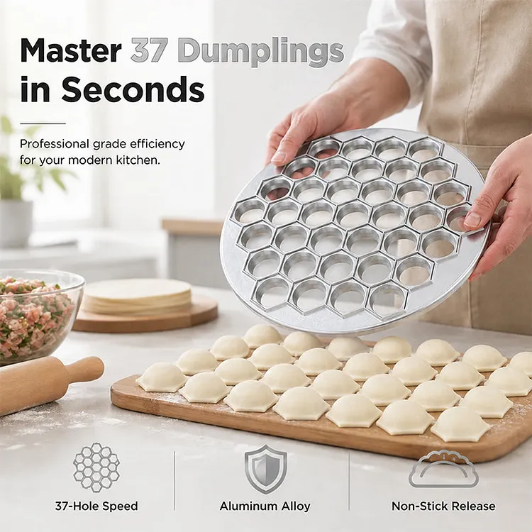 No-Fuss Aluminum Dumpling Mold