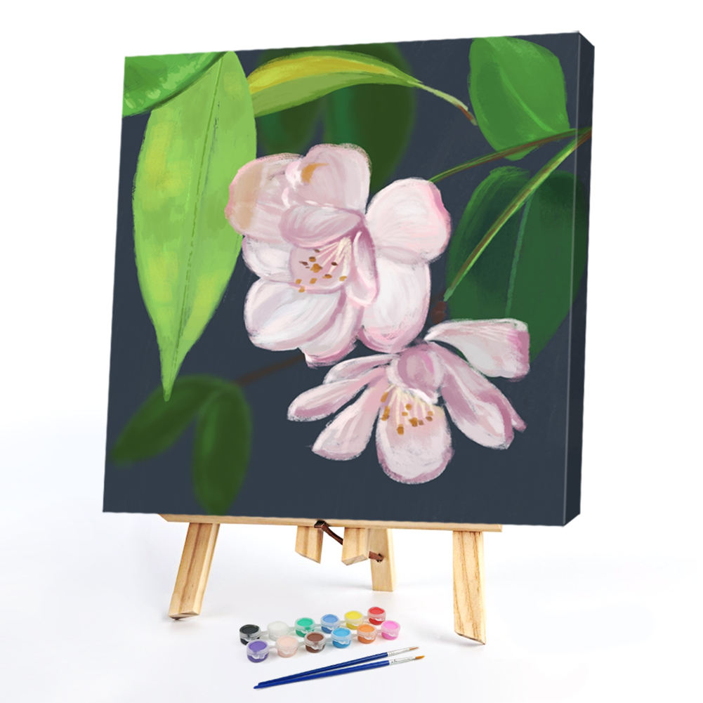 

20*20CM - Paint By Numbers - Begonia, 501 Original