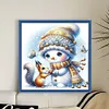(Multi-Style) Cute Snowman-18CT Stamped Cross Stitch 30*30cm/11.81*11.81in tapestrymarket
