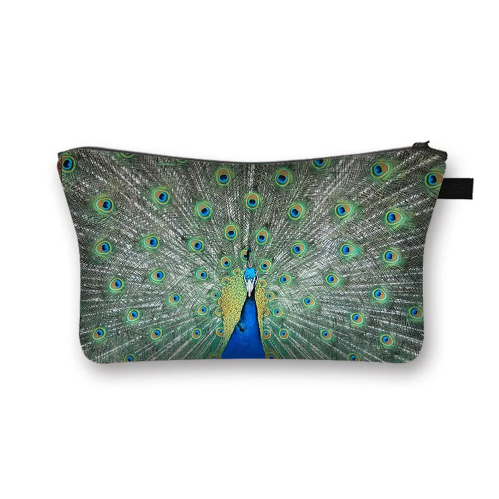 Polyester Cosmetic Bag - Peacock