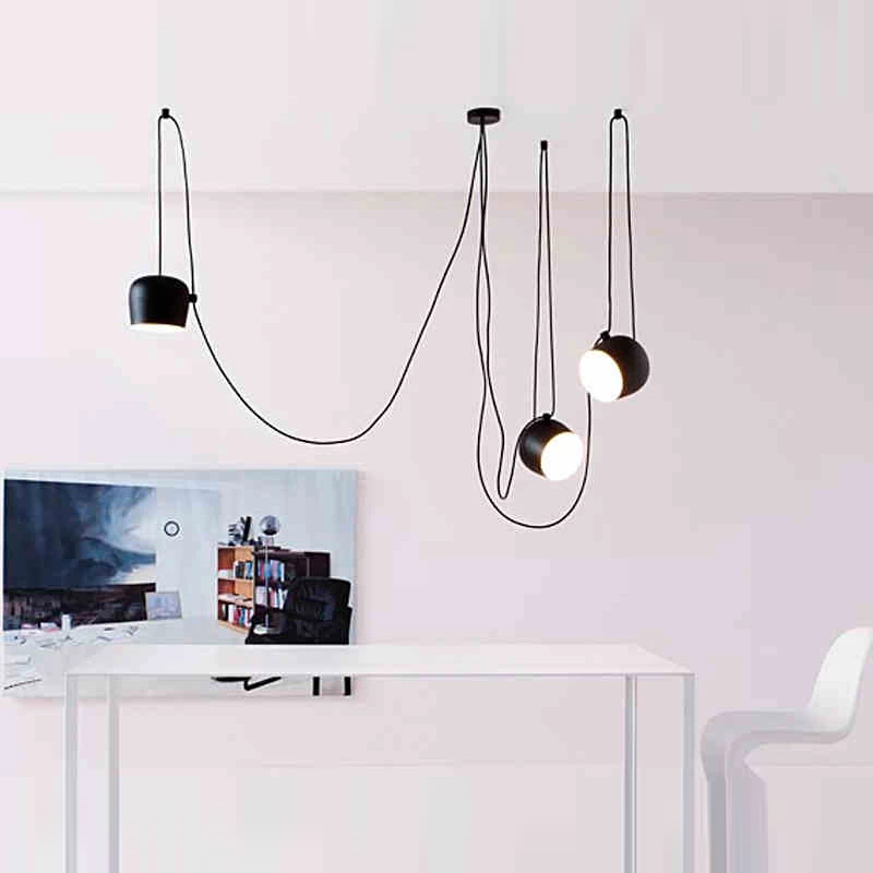Custom Modern Spider Industrial Pendant Lights for Diving room/Restaurants Kitchen Pendant Lamps E27 Fixtures LED Hanging Lamp