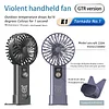 Portable violent handheld fan