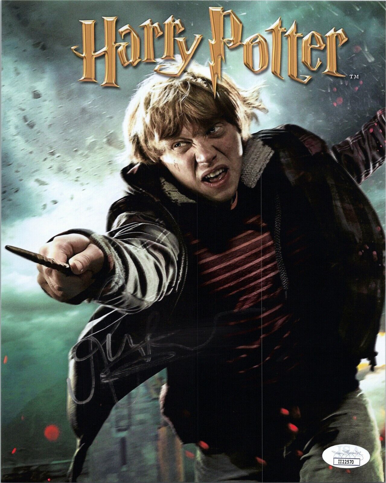 ~ RUPERT GRINT Authentic Hand-Signed HARRY POTTER ~ Ron