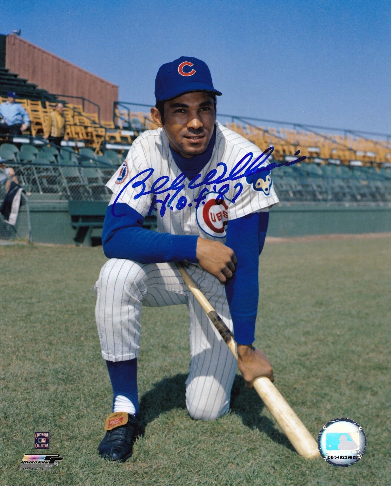 Billy Williams Autographed 8x10 Chicago CubsHOF #4