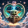 Yoda Star Wars-Full Round Diamond Painting 30*30cm