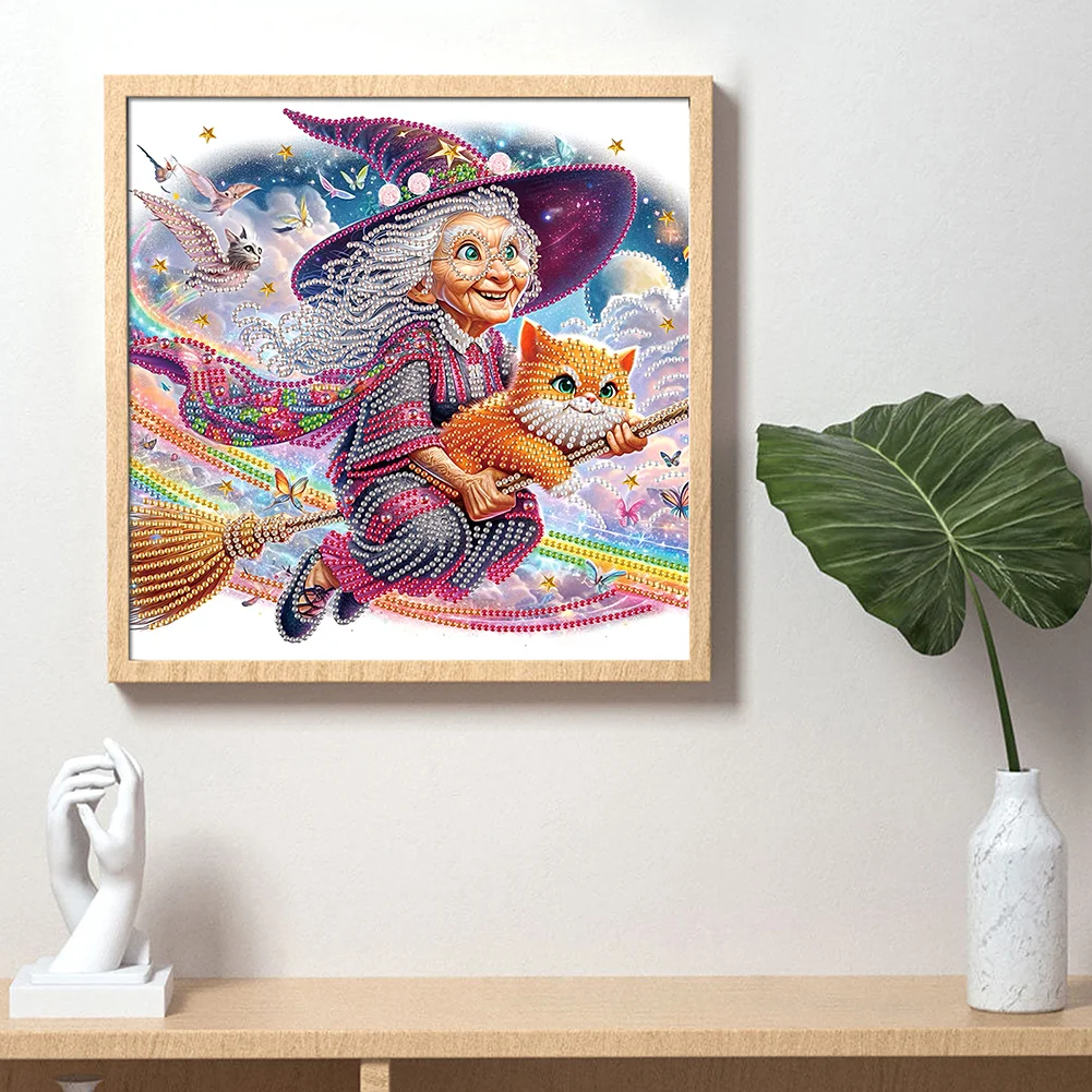Diamond Painting - Partial Special Shaped Drill - Grandma(Canvas|30*30cm)