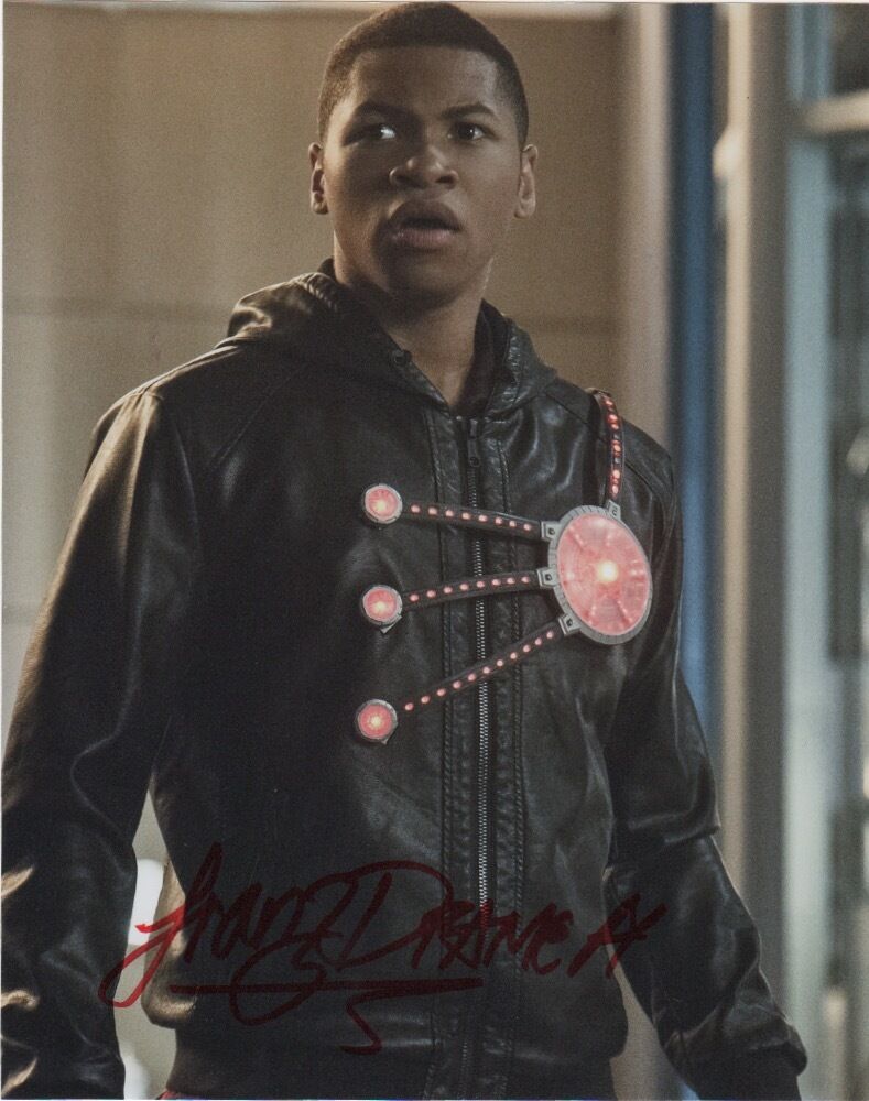 Franz Drameh Flash Autographed Signed 8x10 Photo Poster painting COA