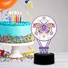 DIY Diamond Painting 7 Color Night Light Lamp Home Decoration Ornament Gift Kit(Butterfly)