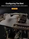 LED Airsoft Helmet Light Helmet Flashlight Torch Energy-saving Hunting Equipment