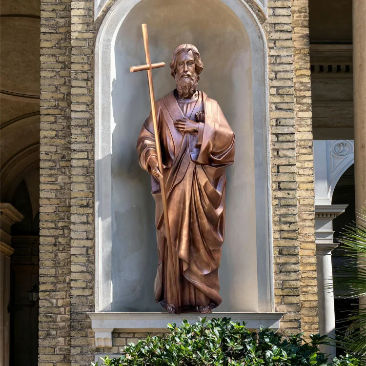 Custom Life Size Bronze Religious Statue St. Philip Bronze Sculpture Figurines