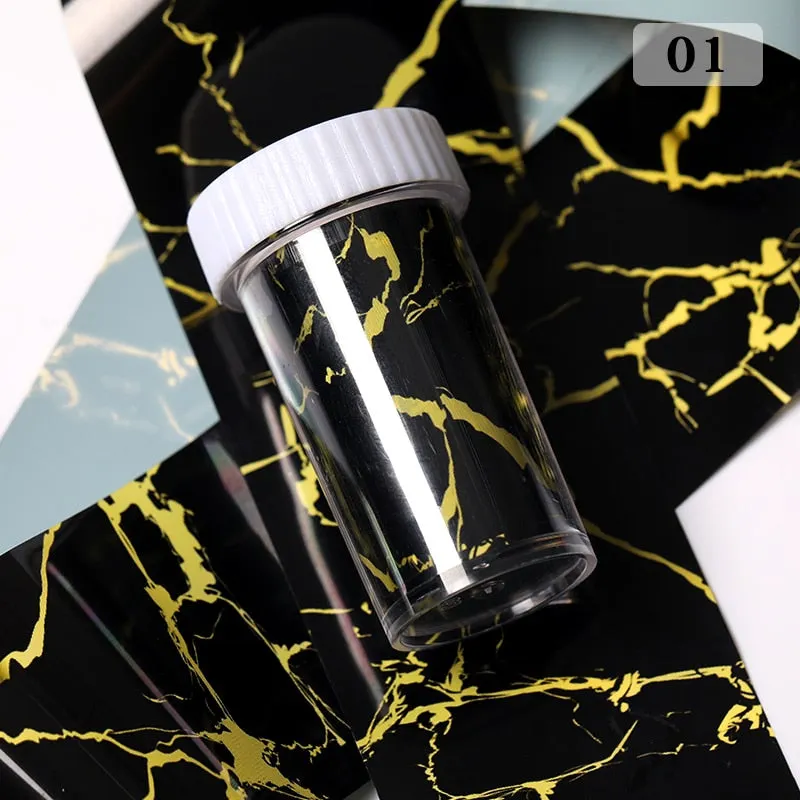 1 Roll Pink Gold Sliver Nail Foils Sparkly Sky Glitter Nail Art Transfer Stickers Slider Paper Nail Art Manicures Decoration New-Nail Inspo