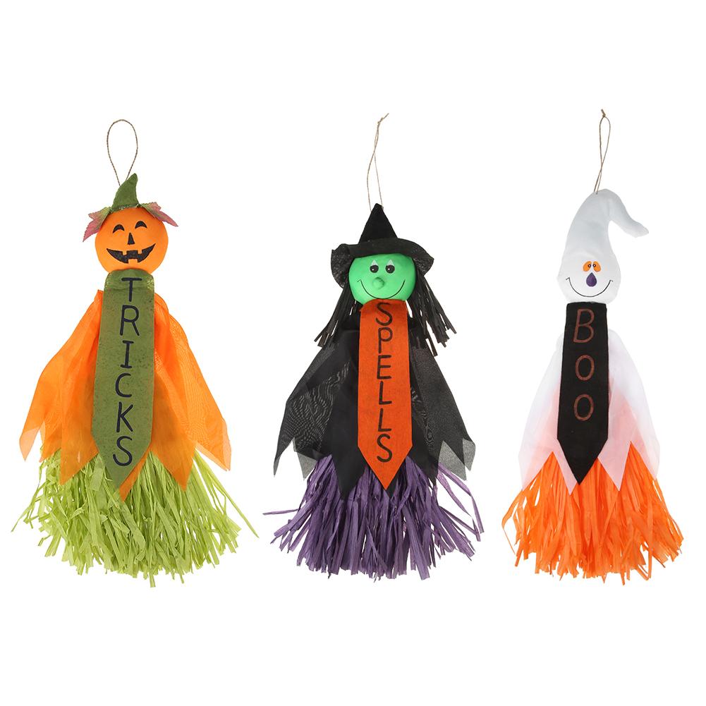 

Cute Ghost Halloween Hanging Pendant Kids Joking Toys Prop Party Decoration, Black, 501 Original