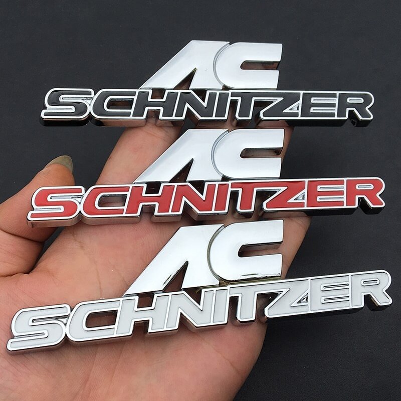 AC Schnitzer Metal Emblem Sticker Grille For BMW AC Schnitzer M 3 5 6 Z E E46 E39 E36 E34 voiturehub dxncar