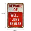 Warning Danger Shark Zone - Metal Tin Signs(8*12Inch)