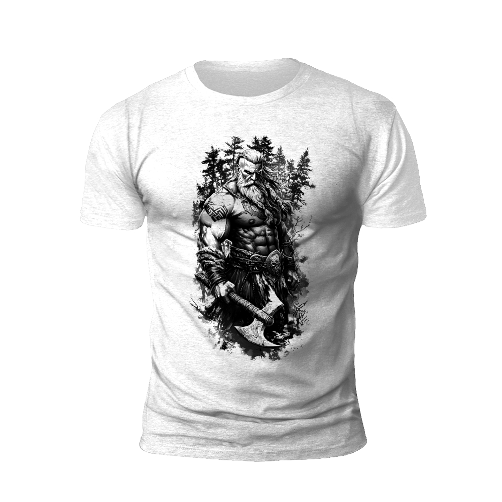 Viking Warrior with Axe T-Shirt
