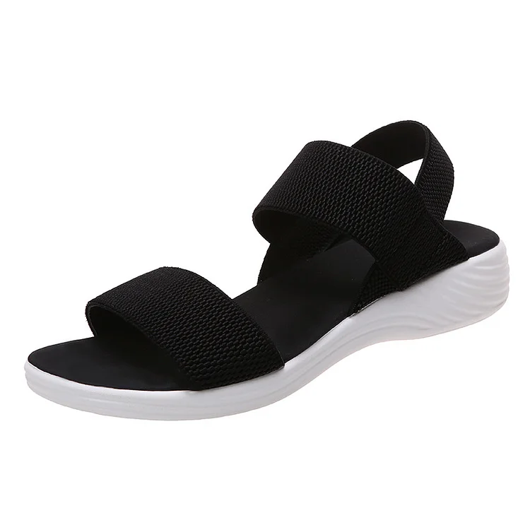 Comfortable Sandals For Women Elastic Band Casual Summer  Stunahome.com