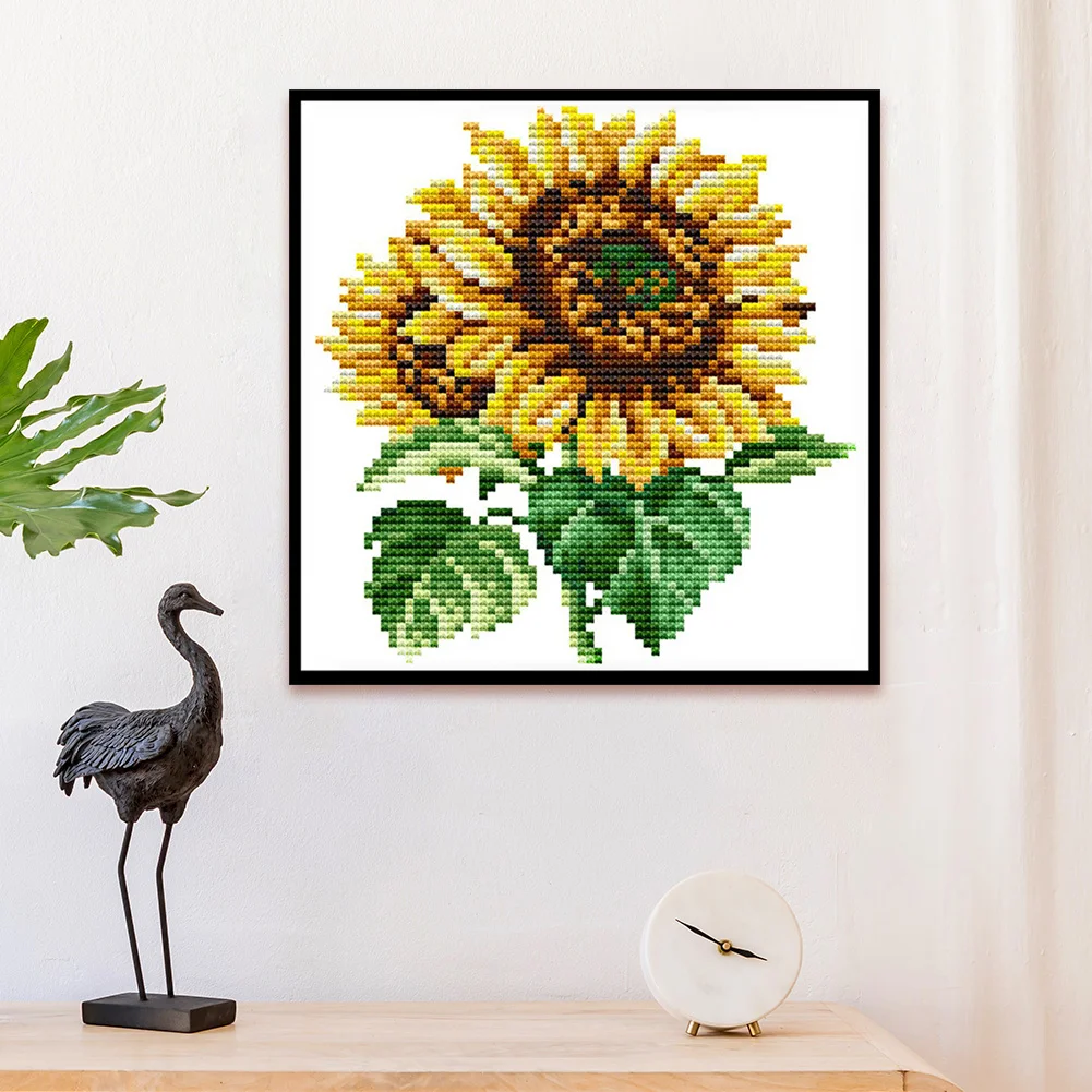 14ct Stamped Cross Stitch - Sunflower(17*17cm)