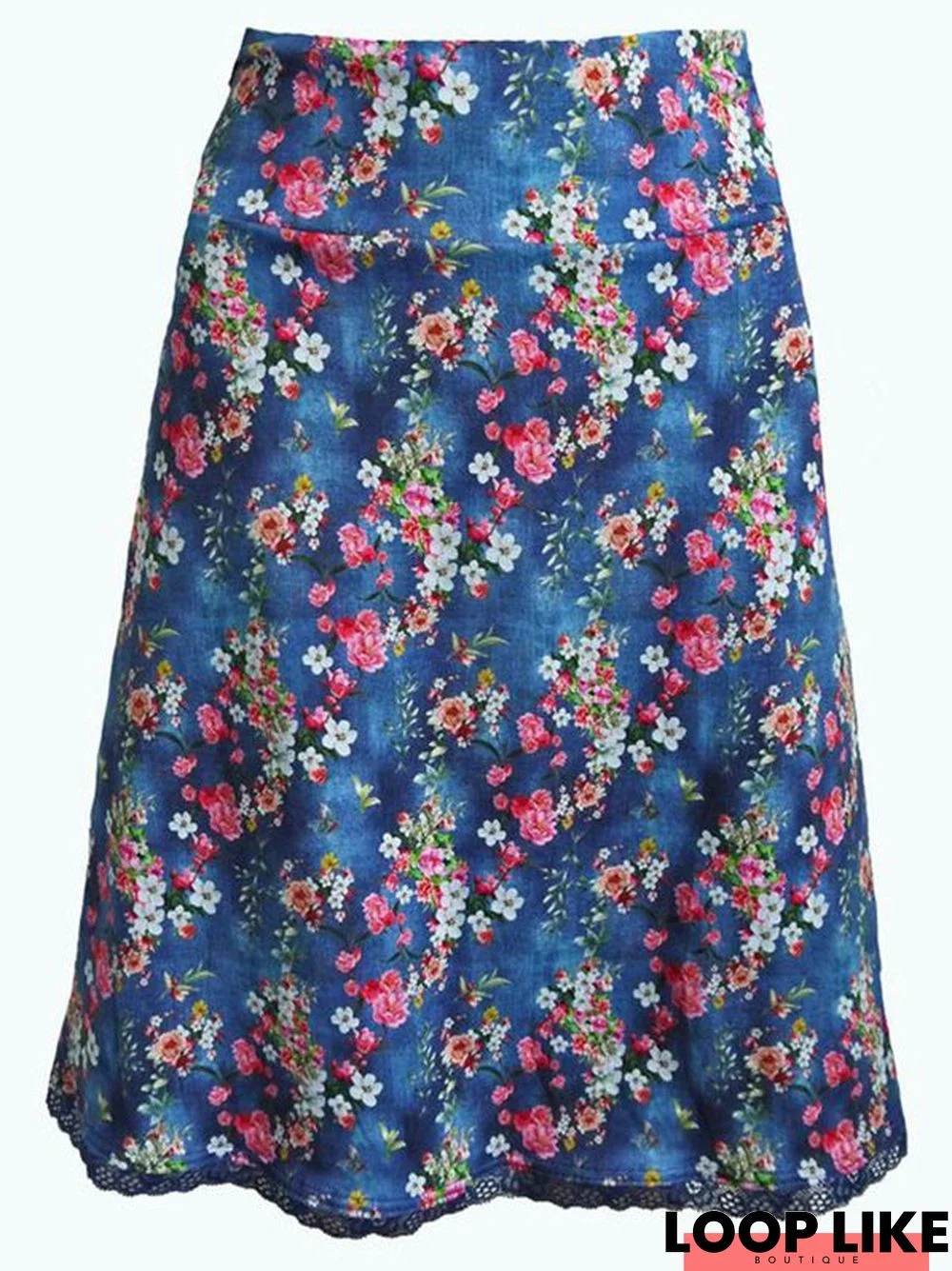 Floral Casual Skirt